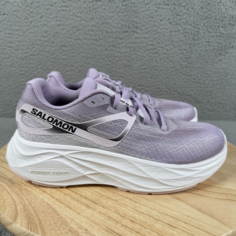 Salomon Aero Glide Womens‎ 7 Purple Road Running Shoes Cushion Comfort Sneakers